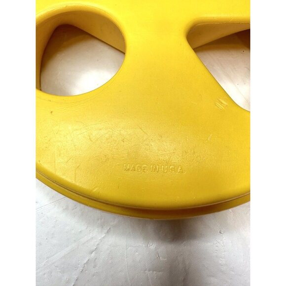 TUPPERWARE Toy Shape Sorter Kids Replacement TOP ONLY MADE IN USA Triangle vtg - Picture 3 of 8